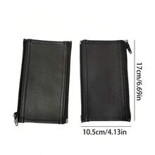 6.69英寸*4.13英寸 Bugaboo Bee 婴儿推车把手套，PU皮革保护套替换配件 - 黑色 - 查看 5