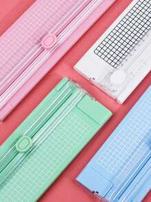 1个A3/A4双向裁纸刀，易于使用的精密裁切工具，适用于手工纸、卡片、照片裁剪，学校、家庭和办公用品