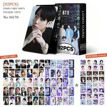 K-Pop JIMIN V J-HOPE RM JIN MARTI JAMES JUHOON SEONGHYEON KEONHO 5pcs/6pcs/124pcs/92pcs Photo Card Collection Set - Handmade Scrapbook Set, K-Pop Birthday Gift Exchange Cards With Display Box, Bookmark Set, Collector Cards Valentine's Day Small Gift, Popular Group Fansite Cards - Multicolor - View 7