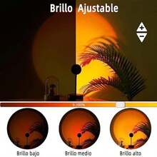 Lámpara de proyección con 16 Colores, Proyector de Luz Arcoíris de Rotación de 360 Grados con control remoto, para cumpleaños, Día del Niño, decoración y fotografía(default) - Multicolor - Ver 5