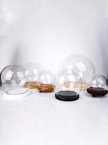 1pc Eternal Flower Glass Dome, Transparent Glass Cover Specifically For Tulips - Multicolor - View 11