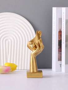 1pc Couple Sculpture, Kissing/Gazing Lovingly Statue, Couple Anniversary Gift, Wedding Anniversary Gift, Unique Couple Gift Idea, Wedding Gift, 2024 Couple Sculpture, Modern Abstract Ceramic Craft - Multicolor - View 10