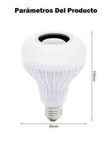 Foco inteligente Led Rgbw De Control Remoto - 2 PIEZAS - Ver 12