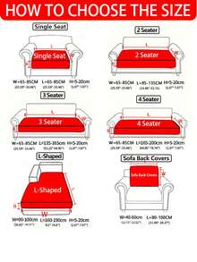 1pc Modern Minimalist Sofa Slipcover, Available In Multiple Colors, Machine Washable, Anti-Slip & Wear-Resistant, Anti-Scratch, Fade-Resistant, Pet-Friendly, Suitable For All Seasons, Easy To Clean, Fits 1-Seater, 2-Seater, 3-Seater, 4-Seater, L-Shaped Sofa, Backrest Cover