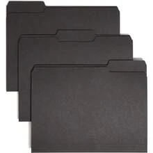 YQQ Smead Carpeta de archivo interior Negro Carta1234 - negro - Ver 1