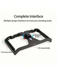 1/4" Interface Handheld Stabilizer For Smartphones - Ideal For Vlogging And Photography, Sold Separately - Black - View 9