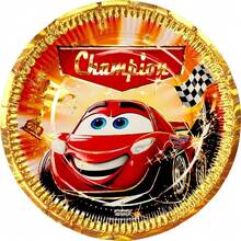 50 Pz Plato Cartón Premium Pastelero Fiesta De Cumpleaños Felicidades 3 - Café integral - Ver 6