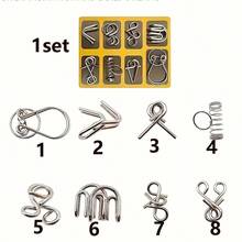 Bộ khóa Luban 1 chiếc - Món quà kết hợp chiều sâu văn hóa, sự tương tác thú vị và tình cảm ấm áp, luôn chạm đến tâm hồn. Hôm nay, chúng tôi tự hào giới thiệu Bộ khóa Luban tháo lắp bằng vàng - Một kiệt tác kết hợp thử thách trí tuệ với sự kết nối cảm xúc. - Nhiều màu - Xem 5