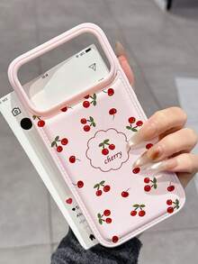 1个云朵樱花图案防摔荔枝纹理手机壳，兼容 17/17 Pro/17 Origin Max/16/16 Pro/16 Pro Max/15/13/15 Pro Max/13 Pro Max/14/14 Pro Max - 彩色 - 查看 1