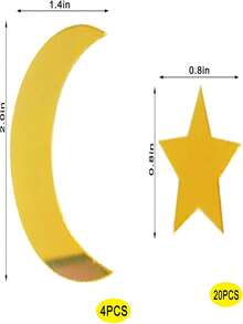 Hot Festival Cake Decoration Plate, Moon And Star Party Birthday Cake, Dessert Table Cake Plate - Gold - View 8