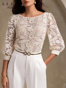 Women Tops - Apricot - View 4