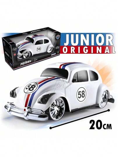 CARRINHO DE BRINQUEDO INFANTIL HERBIE CARRO FUSCA RETRÔ CRIANÇA MENINO HOBBY MINIATURA FUSKA FUSQUINHA CARRINHOS