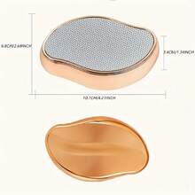 1 PC Crystal Hair Removal Tool, Suitable For Both Men And Women - Painless Exfoliating Device, Reusable And Waterproof, Available In Blue, Gold, And Silver. Designed For Smooth Skin On The Back, Arms, And Legs. For Shaving - A Safer And More Advanced Hair Removal Tool. An Ideal Gift Choice, Perfect For Mother's Day. - 銀色 - 查看 8