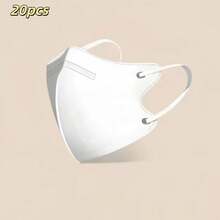 20pcs 4D KN95 Adult Face Masks, Upgraded Solid Color High Filtration Masks, Skin-Friendly Morandi Masks For All Seasons - Multicolor - View 7