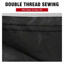 170T Car Cover With Reflective Strips, Waterproof, Snow-Proof, Dust-Proof, Durable, Scratch-Resistant, Made Of Oxford Cloth, Suitable For Various Vehicle Models, Provides Excellent All-Season Protection For Your Car - Black and Red - View 7