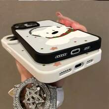 Custodia magnetica per telefono in acrilico di alta qualità, con design artistico alla moda e colori festivi - custodia di ricarica magnetica, pratica e protettiva antiurto per iPhone 11, 12, 13, 14, 15, 16, 17, 17 Air, 17 Pro, 17 Pro Max - Bianco - Visualizzare 11