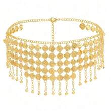 Khăn quấn hông, dây đeo thân, váy múa bụng, phụ kiện trang phục Halloween cho nữ. - Nhiều màu - Xem 12