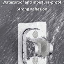 Drainless No Drill Shower Arm Bracket - Adjustable Bathroom Shower Head Mounting Bracket - Universal Rainproof Wall Base Fixing Tool For Shower Installations Bathroom - Silver - View 2