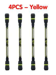 4支装 0.5mm 黑色签名旋转指尖笔 创意指尖旋转笔 日常办公书写笔 可替换笔芯 减压笔 - 彩色 - 查看 12