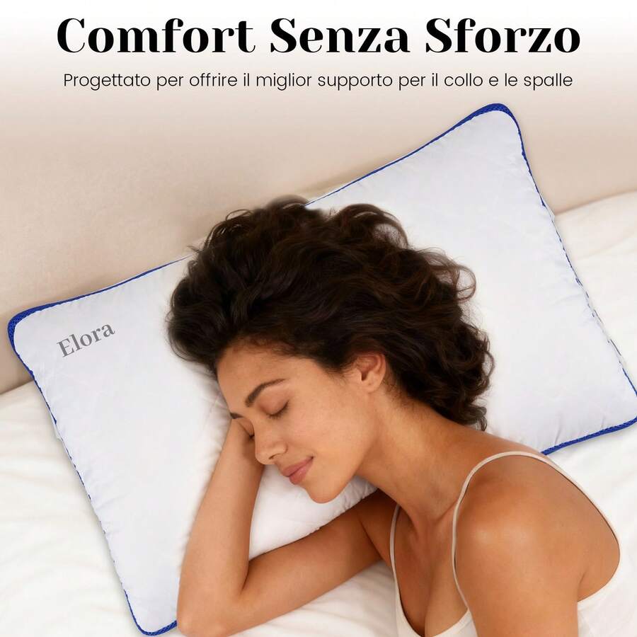 Bed Pillows - Blue - View 1