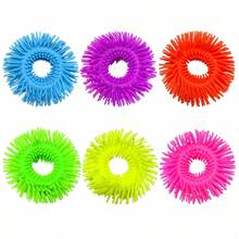 1/6/8Pack Squish Sensory Bracelets Toys, Fidget Bracelet Squish Toy, Stretchy Fidget Soft Bracelet Stress Relief Toys, Fidget Toys - Multicolor - View 12