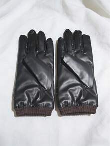 INSTOCK! Hot Men's PU Leather Winter Touchscreen Gloves - Thermal Lined Waterproof Windproof Thermal Handwear, Perfect For Driving/Cycling/Outdoor Cold Weather. Ideal Valentine's Day Gift For Him. Wholesale Available, Limited Time, Great Value!