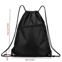 1 chiếc ba lô dây rút dung tích lớn - Túi thể thao nhẹ, ba lô du lịch, ba lô hàng ngày, thiết kế khóa dây rút - Ngăn chính rộng rãi phù hợp cho trường học, du lịch, cắm trại, leo núi, chạy bộ, tập thể dục, thể thao - Thiết kế dễ vệ sinh (Đen/Trắng/Xanh dương), ba lô du lịch, túi đựng đồ an toàn, chất liệu thời trang, phiêu lưu ngoài trời, chất liệu bền, phong cách thể thao, dụng cụ thể thao, túi thể thao và giải trí ngoài trời, thiết bị ngoài trời - Nhiều màu - Xem 2