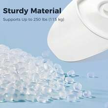 Unisex Bedpan With Plastic Protective Cover And Handle, Easy To Place And Disassemble, Anti-Spill, Durable And Easy To Clean, Suitable For Elderly And Adults, White