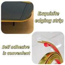 1条1.8厘米 x 5米木纹封边条，U型封边条，PVC橱柜边缘保护条，适用于桌面边缘保护和框架装饰 - 家居必备配件 - 彩色 - 查看 7