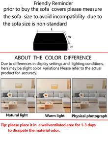 1 Stück Stretch Sofabezug, rutschfeste Vollabdeckung Sofa Sitzbezug, Chenille Stoff Allwetter Sofa Kissenbezug, dicker Sofa Überwurf, maschinenwaschbar, staubdicht, tierfreundlich, dekorativ, verstellbar für Ecksofa, Schlafzimmer, Büro, Wohnzimmer 1/2/3/4 Sitzer - Hellgrau - Übersicht 12