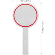 VILLCASE Tablero De Puntuación Borrable 4 Piezas Para Votación Marcador De Escritura Reutilizable Con Paletas De Respuesta Espuma Para Eventos Deportivos Y Subastas - como se muestra-20X10CM - Ver 2