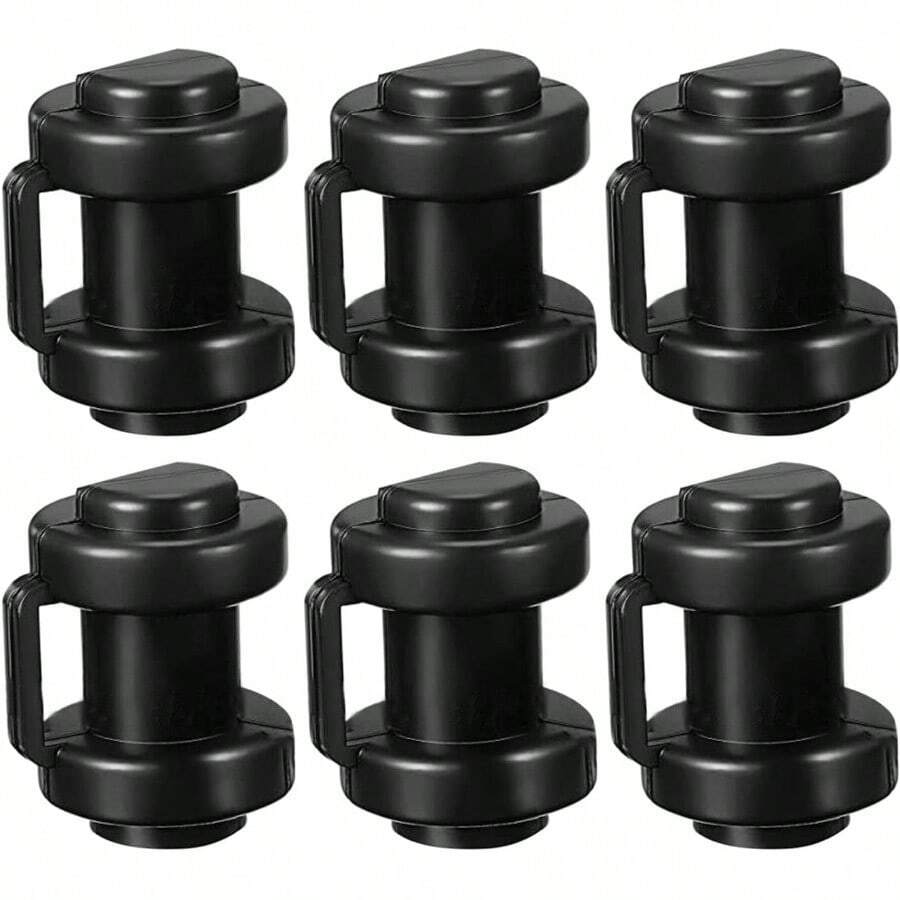 R-6 Piezas Tapas de Extremo de Trampolín FuesTapas de te de Trampolín Reentes Desgaste Reemplazo de Barras de Trampolín Accesos Trampolines de Adultos y Uso Inter - como en la foto - Ver 1