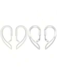 360° 灵活耳挂，多维可调节柔软硅胶通用蓝牙耳机夹，防滑运动耳机夹，灵活耳机夹 - 彩色 - 查看 2