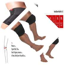 McDavid 645 Standard Knee and Elbow Pad, Black, Medium - Negro - Ver 1