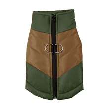 Fashionable Winter Thermal Lined Warm Dog Vest Jacket, Warm Zip-Up Dog Vest Jacket With Dual D-Ring Leash, Waterproof Windproof Jacket, Suitable For Medium Or Large Dogs