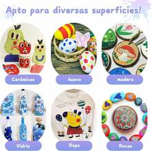 Acrílicos Marcadores - Set de 120 Colores, Resistente al Agua, Rotuladores de Arte para Pintar en Piedra, Vidrio, Madera yás - 120 Colores - Ver 1