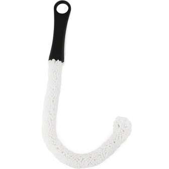 Decanter And Growler Brush Multipurpose Glassware Cleaner, No-Scratch High-Tensile Foam Reusable Cleaning Accessory With Ergonomic Handle