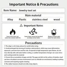 Jewelry Tool Kit, Includes Jewelry Saw Frame, 120-144pcs Saw Blades, Third Hand Tweezers, Wooden Pin Vise, Multi-Function File, Wooden Ring Clamp, Ring Sizer, Measuring Rod, Wooden Mallet And Hammer.