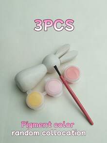 3 قطع/9 قطع طقم رسم خشبي على شكل أرنب، مجموعة الرسم اليدوي، ألوان، أرانب خشبية، فرش، لوازم يدوية إبداعية، عودة إلى المدرسة، التخرج، أحداث الحفلات، هدايا عيد ذات معنى - متعدد الألوان 2 - مشاهدة 6