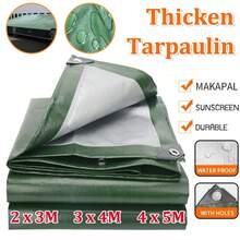 This Waterproof Plastic Tarpaulin Features UV-Resistant, Tear-Resistant, Reinforced Edges, And Rust-Proof Rivets, Making It Suitable For A Variety Of Applications Such As Roofing, Camping, Patios, Swimming Pools, Boats, And Vehicles. - Multicolor - View 3