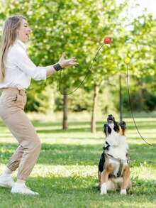 Wrist Bounce Ball With Cord Portable Bouncing Hand Balls Women And Men Wrist-Strap Resistance Ball Hand Exerciser Suitable For Outdoor Sports Fitness Hand Rehabilitation Hand-Eye Exercise Parties Play Events Perfect For Gifts Stress Balls For Adults Workout Equipment Outdoor Sports Accessories - Multicolor - View 11