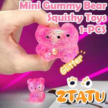 1/2/3/4pcs Squeeze Sensory Stress Relief Toys, Squeezing Sugar Ball Fidget Toys, Containing Viscous Substance, Suitable For Relieving Anxiety, Autism, ADHD, Restlessness And Other Symptoms - Multicolor - View 4