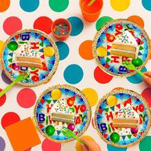 Disposable Kitchenware - Happy Birthday Banners and Balloons - View 5
