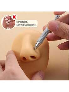 1/2pcs Jewelry Grabbing Tool, Alloy Piercing Ball Grabbing Tool, For Small Parts Grabber