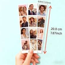 Customized Photo Strips, Personalized Photo Booth Prints, Film Strip Prints, Customized Photo Booth Prints, Personalized Photo Booth Prints, Wedding Photo Booth Cards, Photo Booth Print Frames, Small Gift Invitations, Anniversary, Valentine's Day, Mother's Day, Birthday, Father's Day, Graduation Ceremony, Wedding, Housewarming - Multicolor - View 6