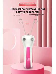 New Women's Electric Facial Hair Remover, USB Rechargeable Beauty Epilator, Suitable For Full Body Hair Removal - Purple - View 6