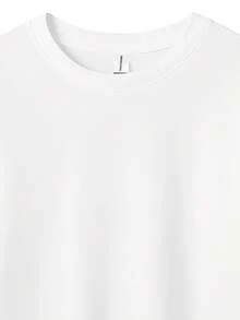 Strange Stories, Comfortable And Casual Boys' White Round Neck Short Sleeve Hoodie Made Of Polyester Fiber Material - White - View 2
