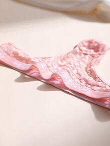 6 PCS Women's Sexy Lace Thong Low Waist Seamless Panties Letter Belt Briefs Comfortable And Breathable Lingerie Underwear - Multicolor - View 11