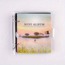 Loose-Leaf PP Photo Album Ticket Storage Postcard 3 Inch Memory 100 Pockets For Mini Film Photo Album - Landscape Scenery - View 5