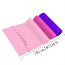 3pcs Pink Ombre Yoga Resistance Bands, Strength Training Stretch Bands, Fitness Elastic Bands, Yoga Resistance Loops - Pink Gradient Yoga Resistance Band - View 6